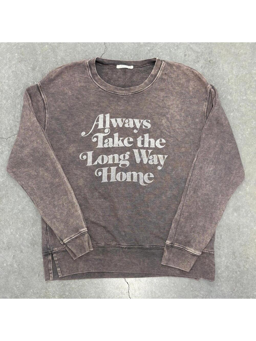 Junk Food Always Take the Long Way Home Sweatshirt